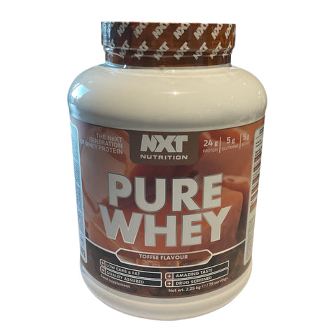 NXT Nutrition Pure Whey Toffee Flavour 2.25kg