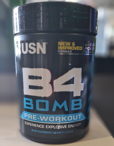 USN B4 Bomb Pre-Workout Blue Raspberry Crush 300g