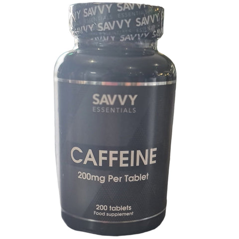 Savvy Essentials Caffeine 200mg 200 capsules