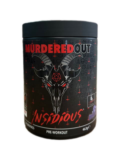 Murdered Out Insidious Pre Workout 463g Zomberry