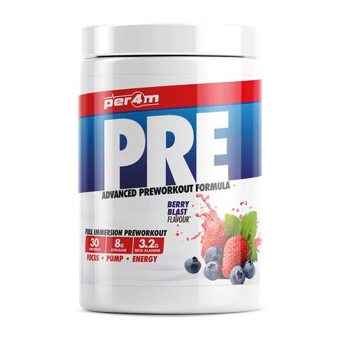 Per4m Advanced Preworkout Formula Berry Blast Flavour 570g